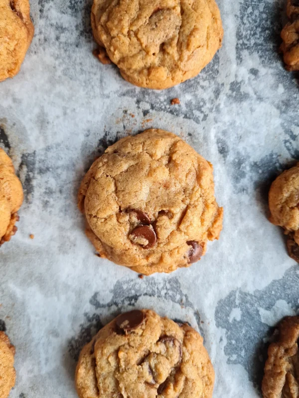 Ultimate chocolate chip cookies with gooey chocolate chunks
