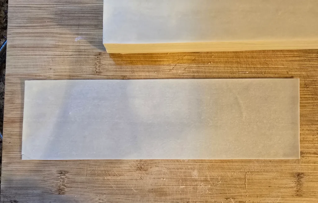 Samossa folding step 1